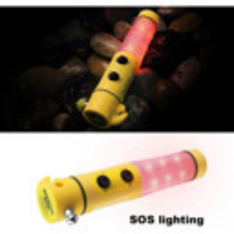 Red&Yellow Multi-functional Car Safety Hammer With Flashlight