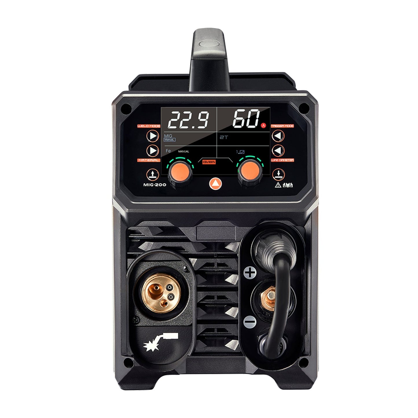 MIG Welder 200Amps Welding Machine 4-in-1 Gas MIG Flux Core MIG Stick Lift TIG
