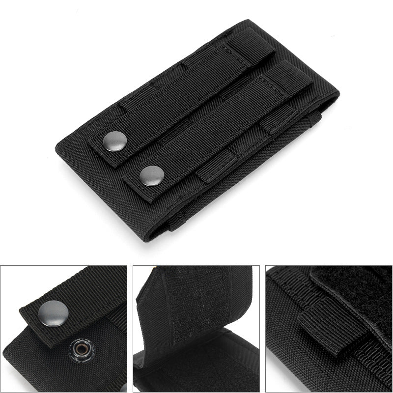 Molle Mobile Phone Bag Waist Bag Men's Sports Running Coin Purse Universal Multifunctional Vertical Belt Portable Wear Belt