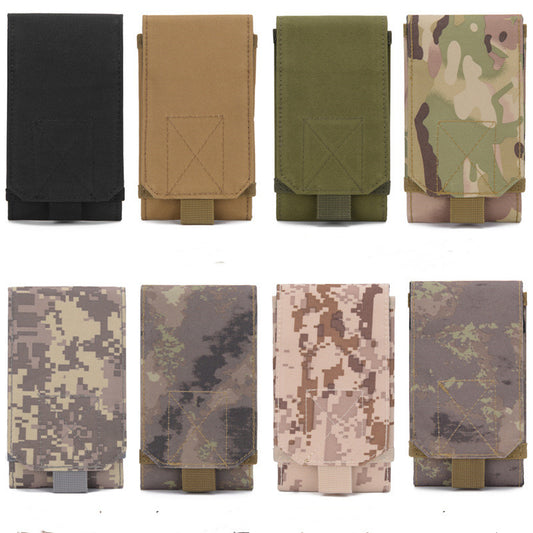 Molle Mobile Phone Bag Waist Bag Men's Sports Running Coin Purse Universal Multifunctional Vertical Belt Portable Wear Belt