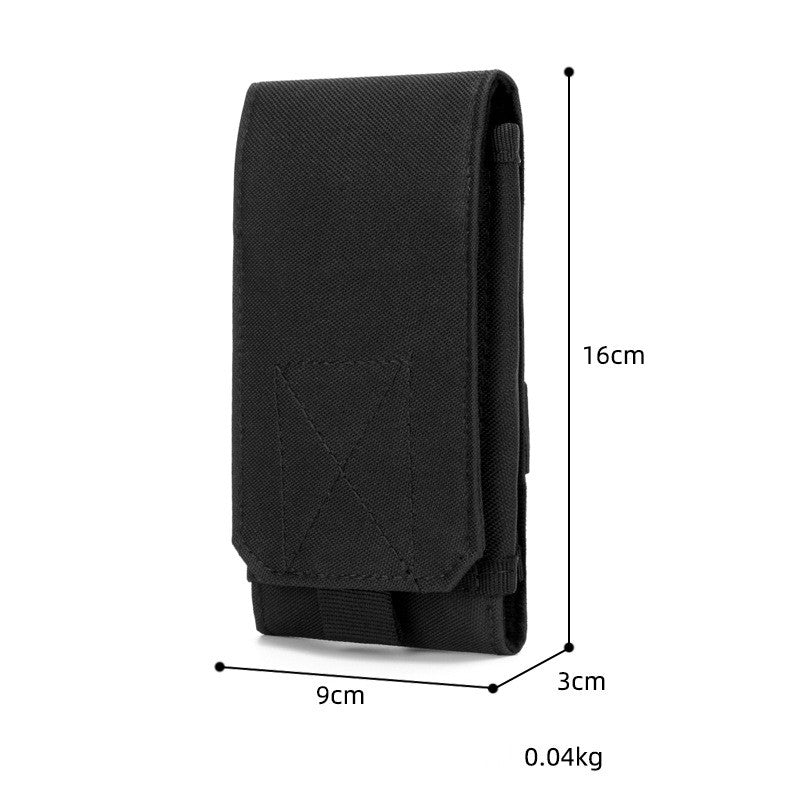 Molle Mobile Phone Bag Waist Bag Men's Sports Running Coin Purse Universal Multifunctional Vertical Belt Portable Wear Belt