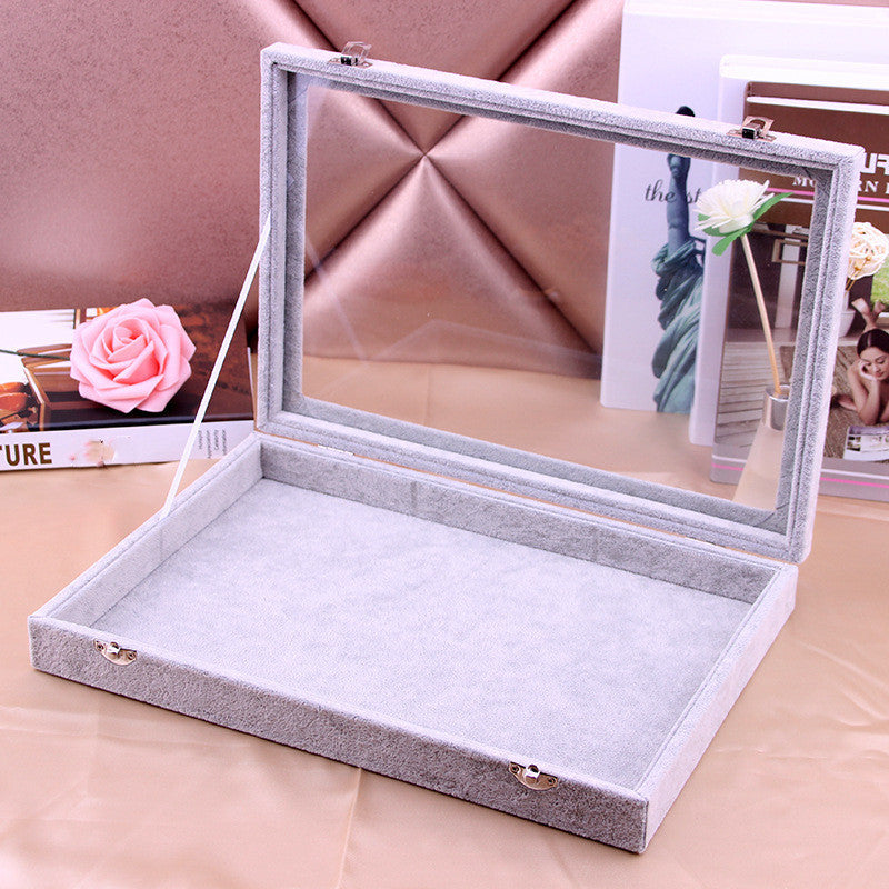 Jewelry Box Ring Earrings Necklace Bracelet Earrings Jewelry Display Tray Storage Box Large Capacity Seok Jewelry Box With Lid