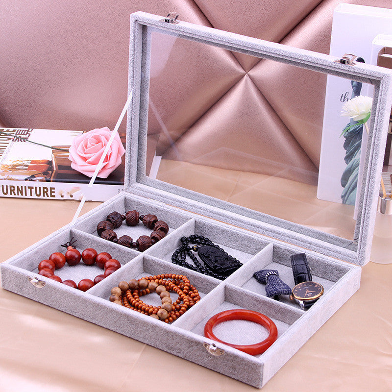 Jewelry Box Ring Earrings Necklace Bracelet Earrings Jewelry Display Tray Storage Box Large Capacity Seok Jewelry Box With Lid