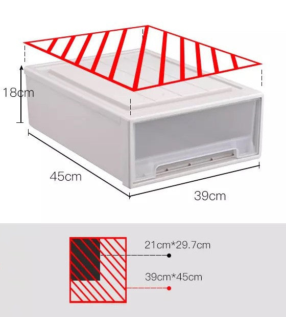 Pull-out  Duvet Storage Box Finishing Box Household