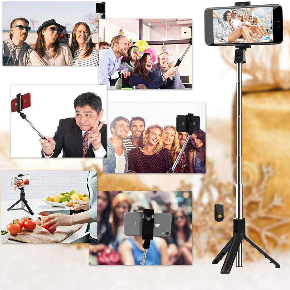 3-in-1 Universal Selfe Sick Tripod Stand For Cell Phone With Bluetooth Remote
