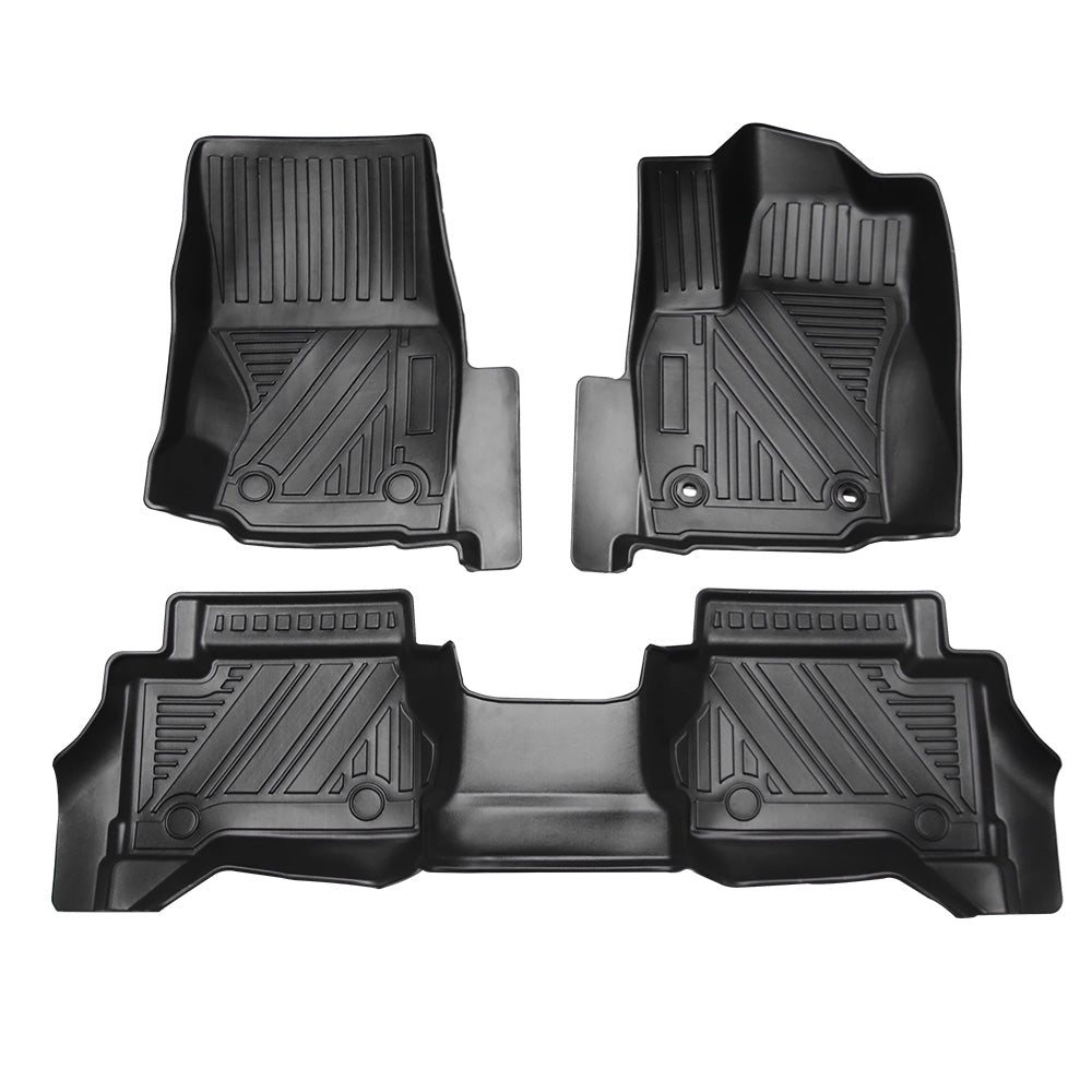 All Weather TPE Floor Liner Floor Mats Compatible With Tacoma 2024 Auto Accessories