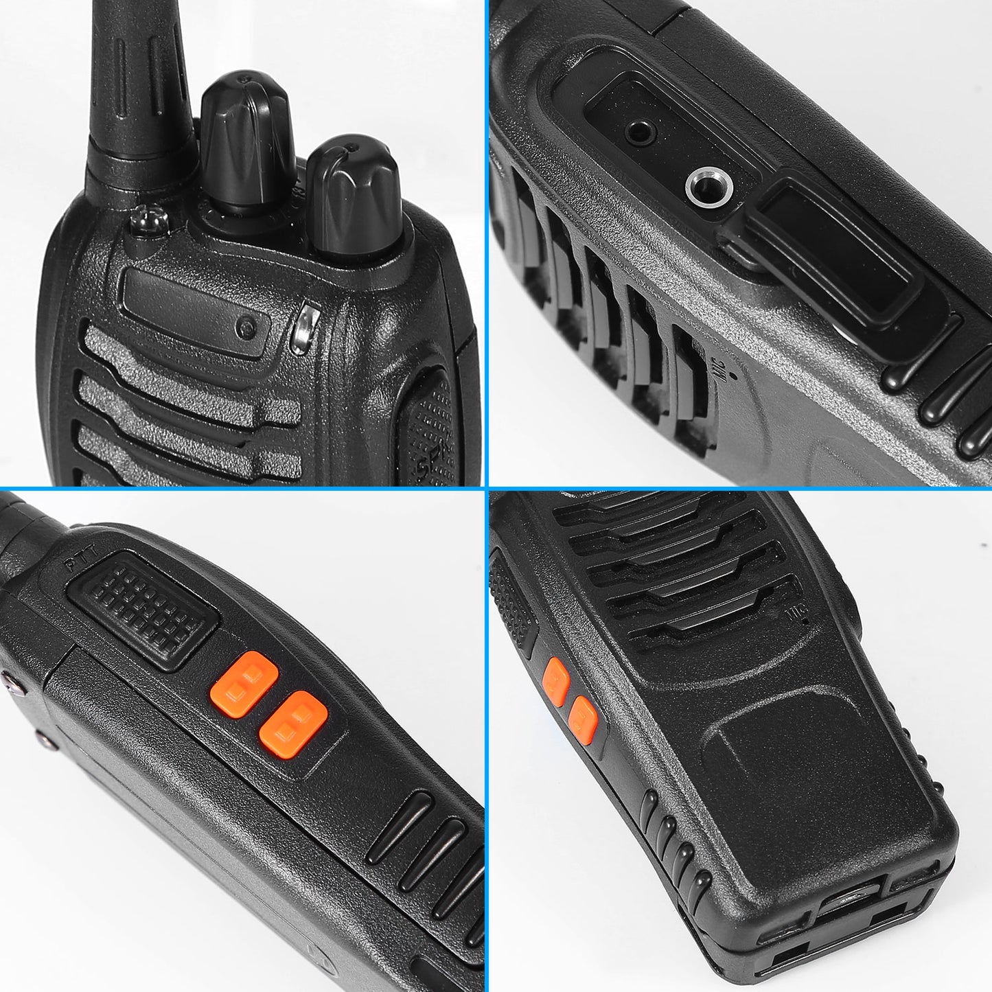 2 X Baofeng BF-888S Walkie Talkies Two Way Radio UHF 16CH 400-470MHZ Long Range