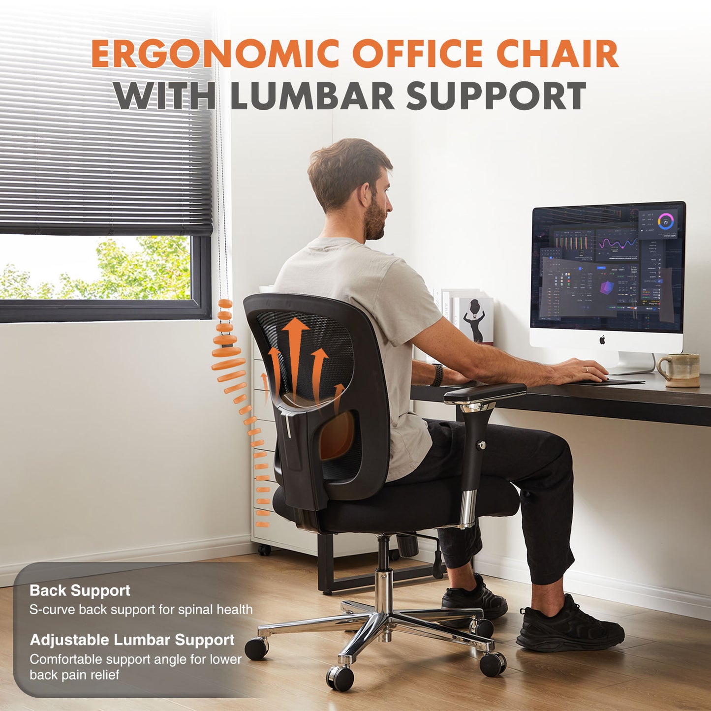 A Large And Tall Office Chair