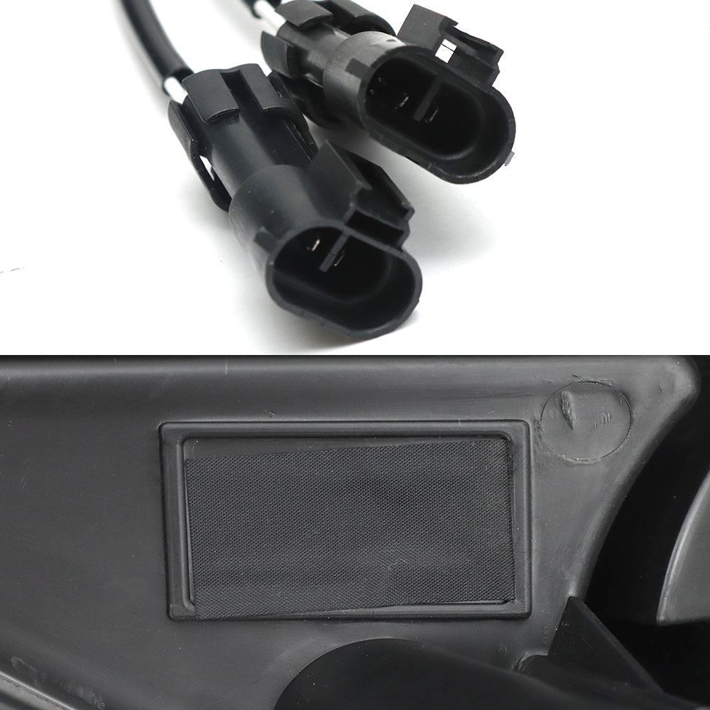 For 2008-2017 Freightliner Cascadia Black LED Headlight Headlamp Right Passenger