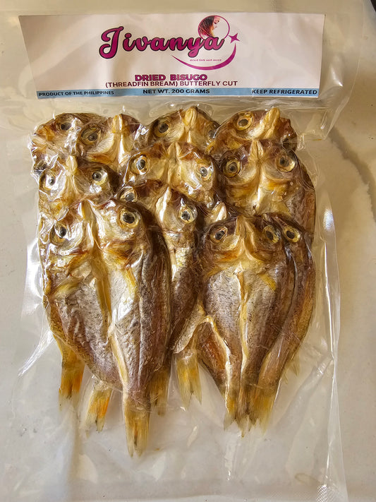 Jivanya Dried Bisugo - Threadfin Bream - 200 grams - 7.05 oz