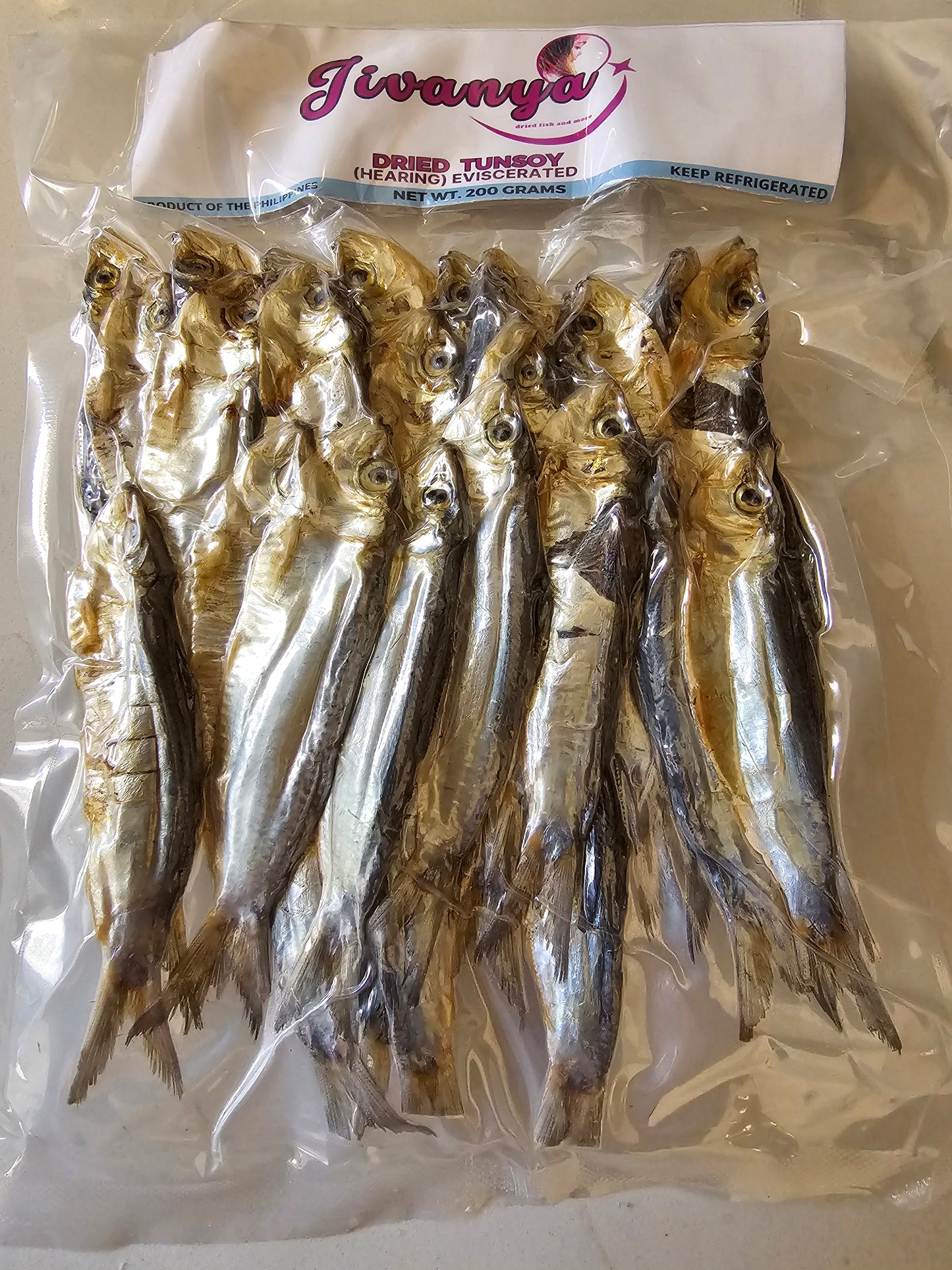 Jivanya Dried Tamban - Sardinella - 200 grams - 7.05 oz