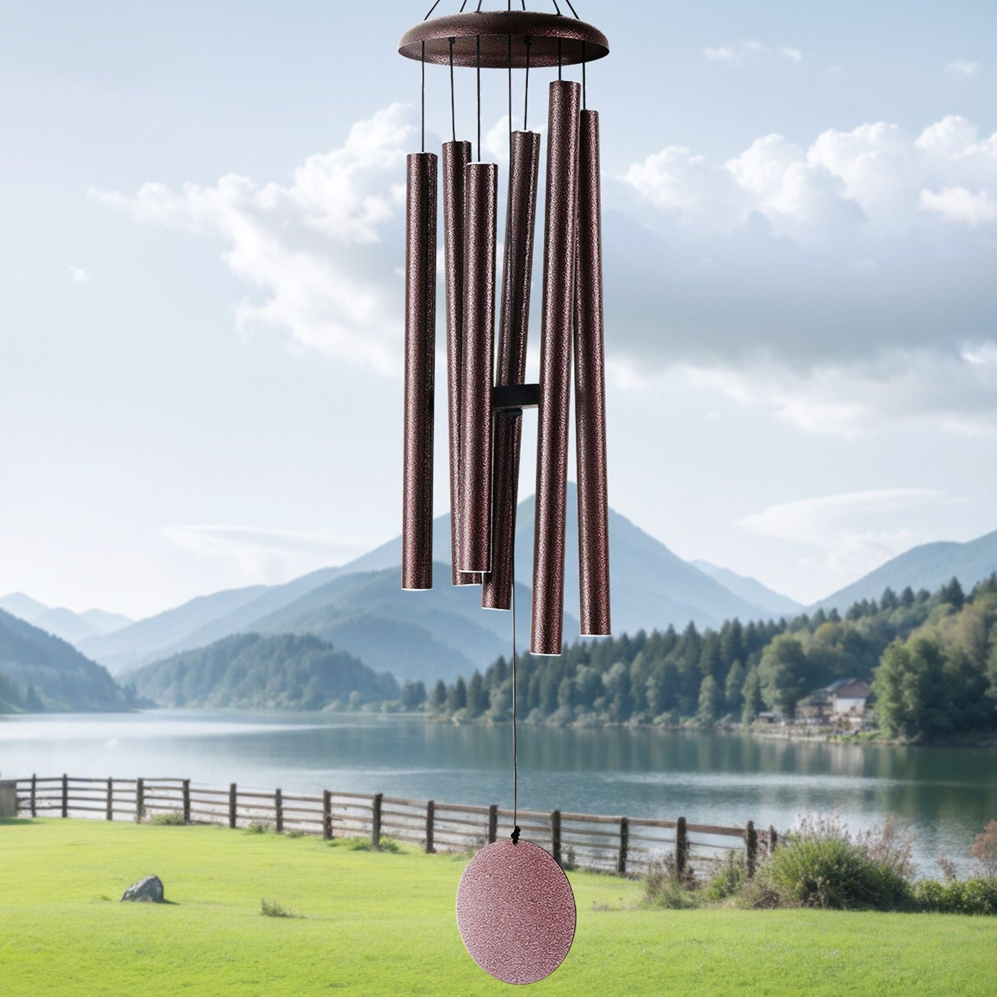 VEVOR Wind Chimes For Outside 45-Inch Aluminum Memorial Deep Tone Wind Chimes