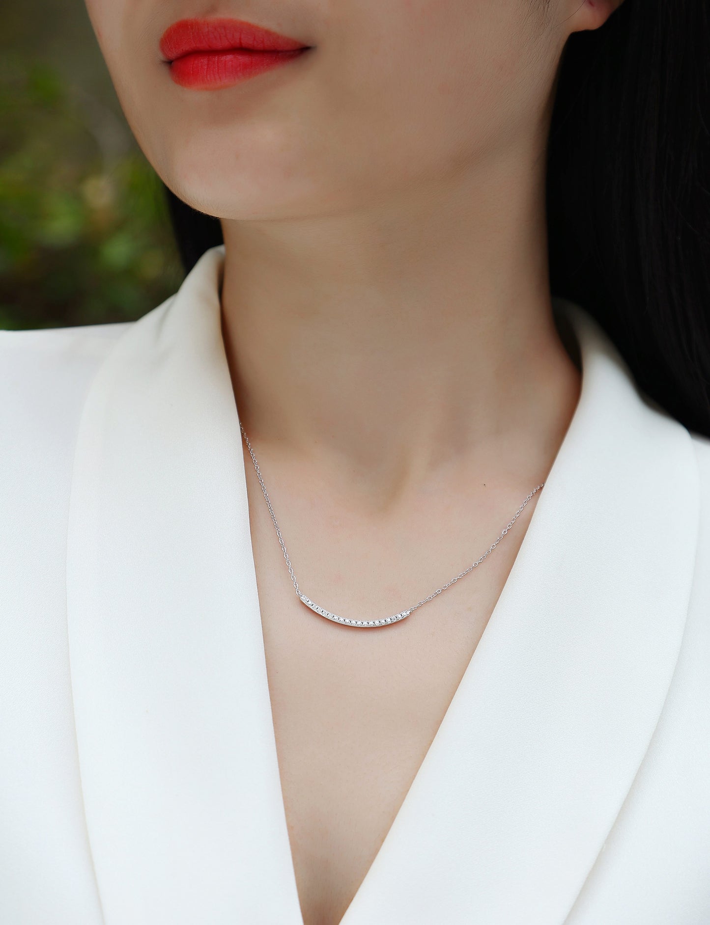 Joy - A Fashionable And Luxurious Diamond Jewelry Pendant Set With Moissanite S925 Sterling Silver And Platinum Plating