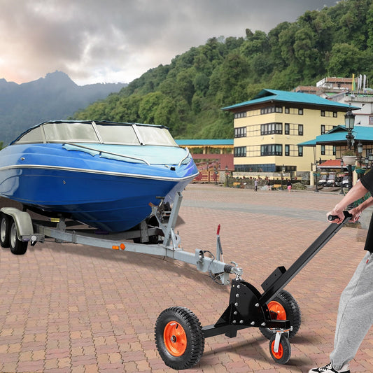 1500lbs 2-in-1 Trailer Dolly 22 And 26 In Adjustable Height 2in Ball With Caster