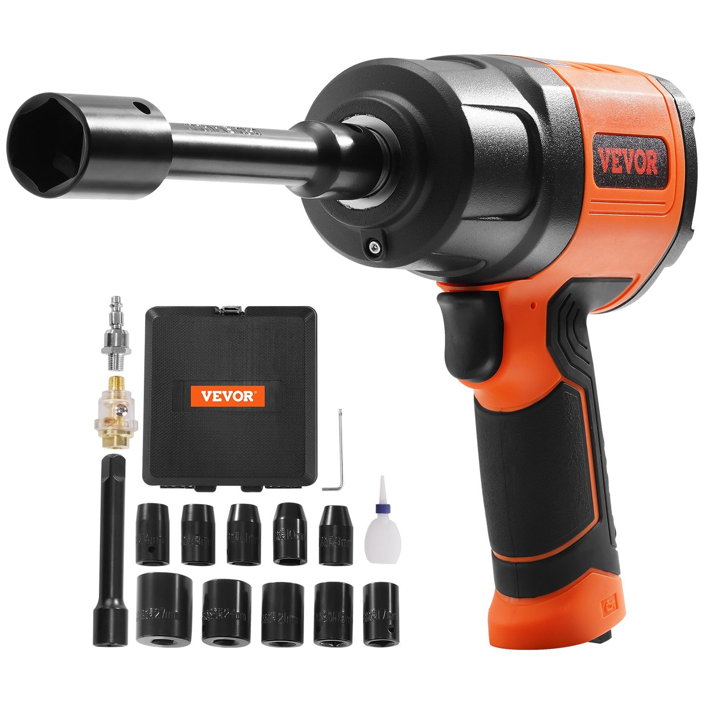 Air Impact Wrench  Square Drive 1400ft-lb Nut-busting Torque 90-120PSI