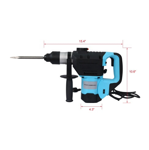Rotary Hammer 1100WBlue Black1-12 SDS Plus Rotary Hammer Drill 3 Functions