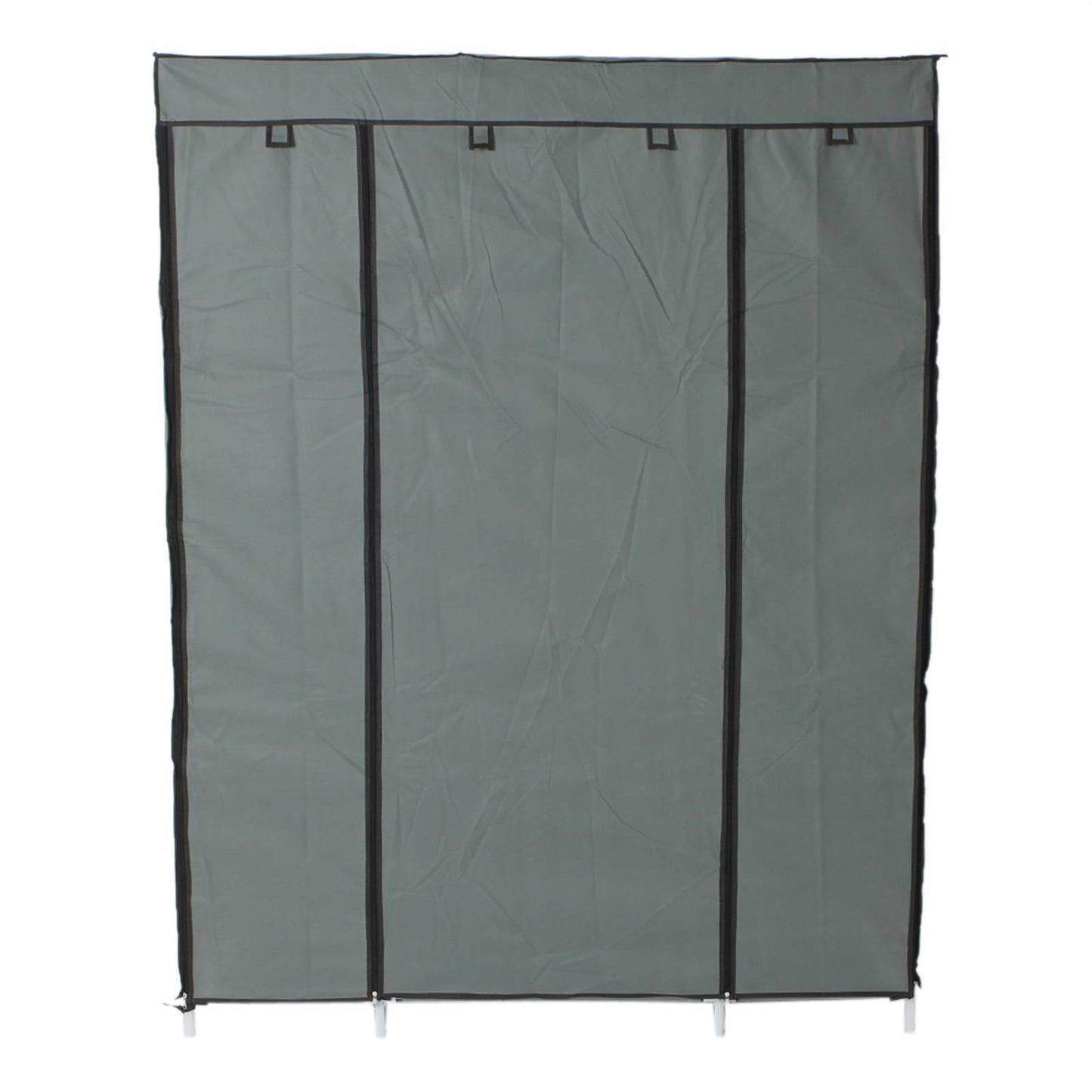 5-Layer Portable Closet Storage Organizer Wardrobe Clothes Rack With Shelves