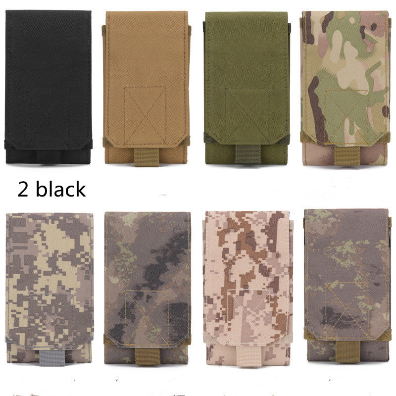 Molle Mobile Phone Bag Waist Bag Men's Sports Running Coin Purse Universal Multifunctional Vertical Belt Portable Wear Belt