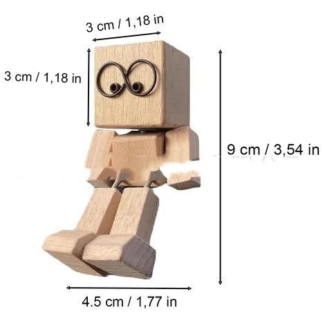 Handmade Puppet Decoration With Shaking Feet