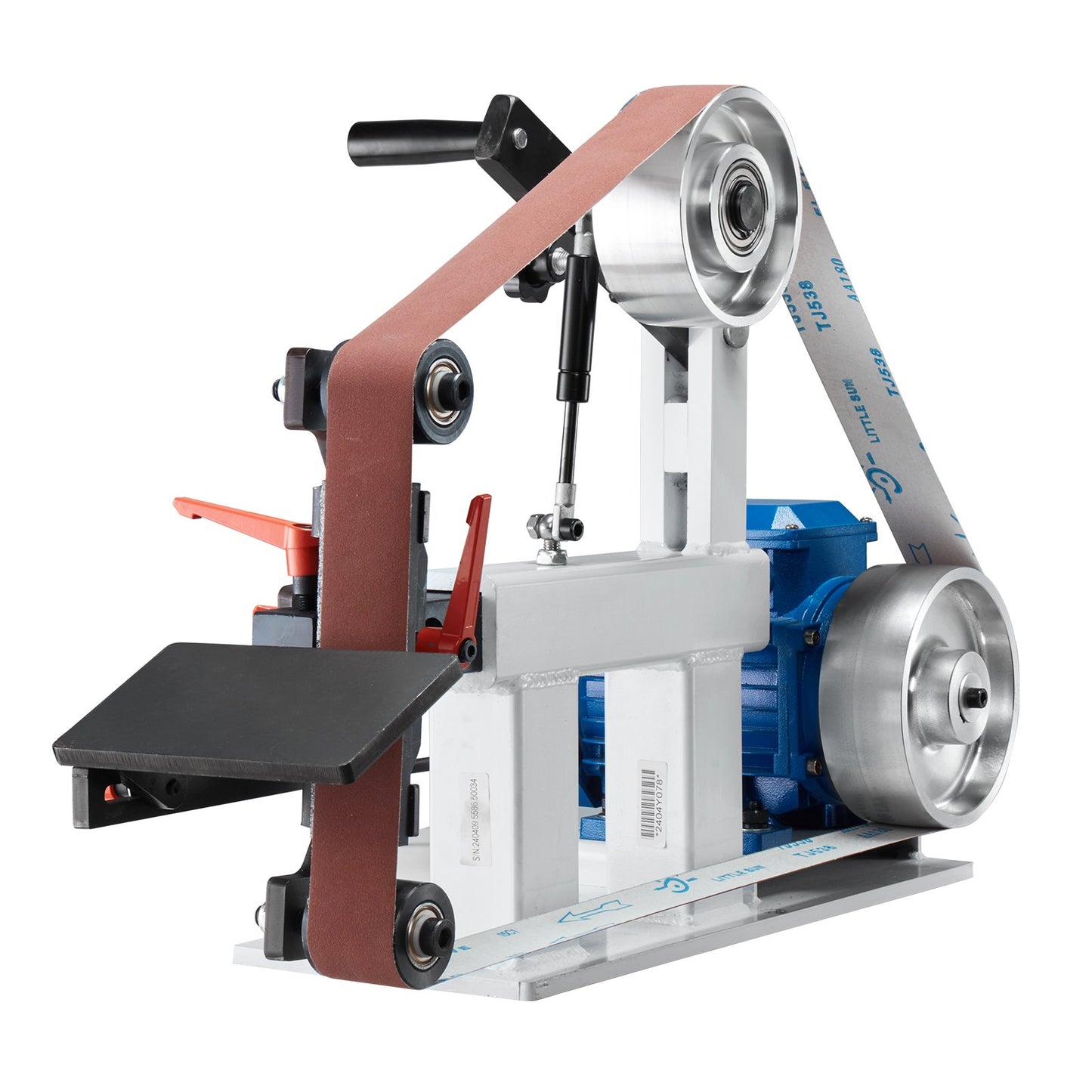 Belt Grinder Sander, 72 X 2-Inch Variable Speed Belt Polisher With VFD, 1500W 2HP Polishing Grinding Machine With 3 Grinding Moulds & 3PCS Sanding Belts For Metalworking, Knife Making