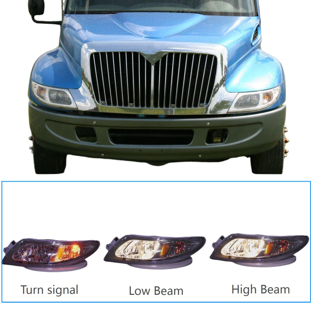 4300 Headlight Assembly Bulb Type 2 Pieces Left-right