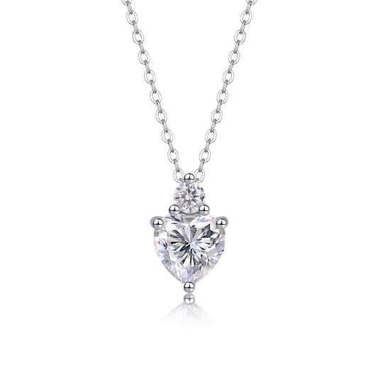 Ripple Fantasy - A Fashionable And Luxurious Diamond Jewelry Pendant Set With Moissanite S925 Sterling Silver And Platinum Plating