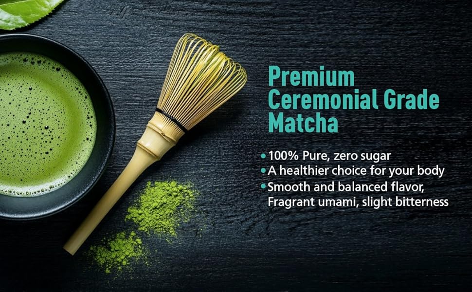 Only Self Pickup-Ceremonial Grade Matcha Green Tea Powder,Premium First Harvest Unsweetened,1 0 0 Pure Matcha ForLattes,Smoothies,and Baking  40g  1.4oz