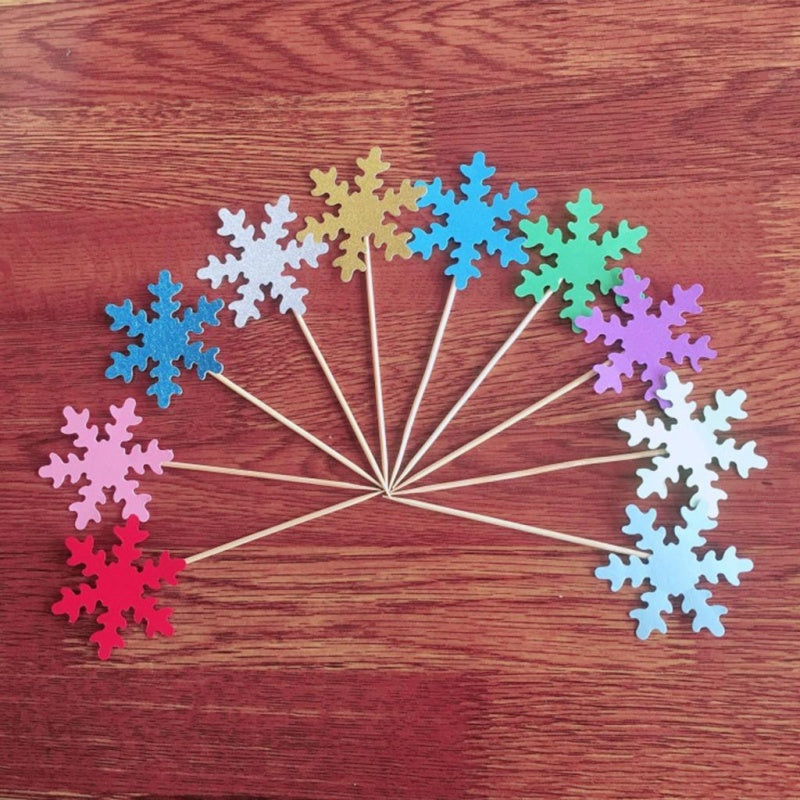200 Snowflake Flat Decorations For Handmade Card Making