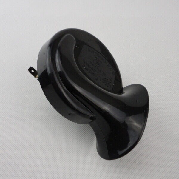 DC12V Car Horn Loud Dual-Tone Electric Snail Horn 110 DB For Car Vehicle Black