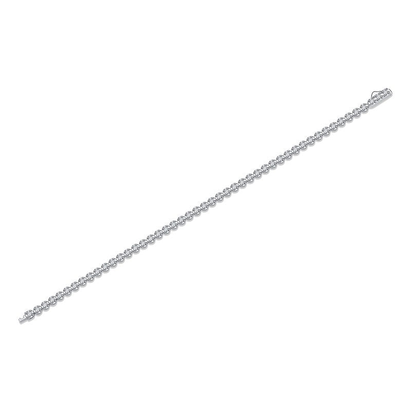 1Starlight Luxury Fashion Mosan Diamond S925 Silver Bracelet