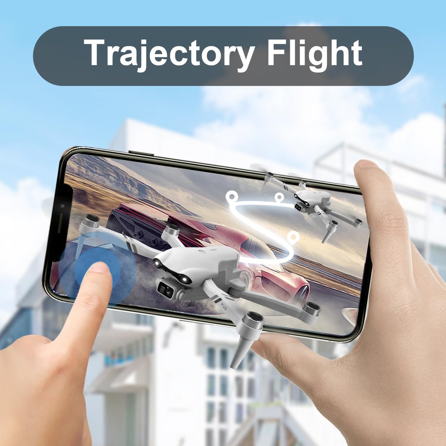 F10 Foldable Drone With Camera WIFI FPV For Adults,1080P HD FPV Live Video RC Quadcopter,Logistics Is Randomly Sent By UPS,USPS