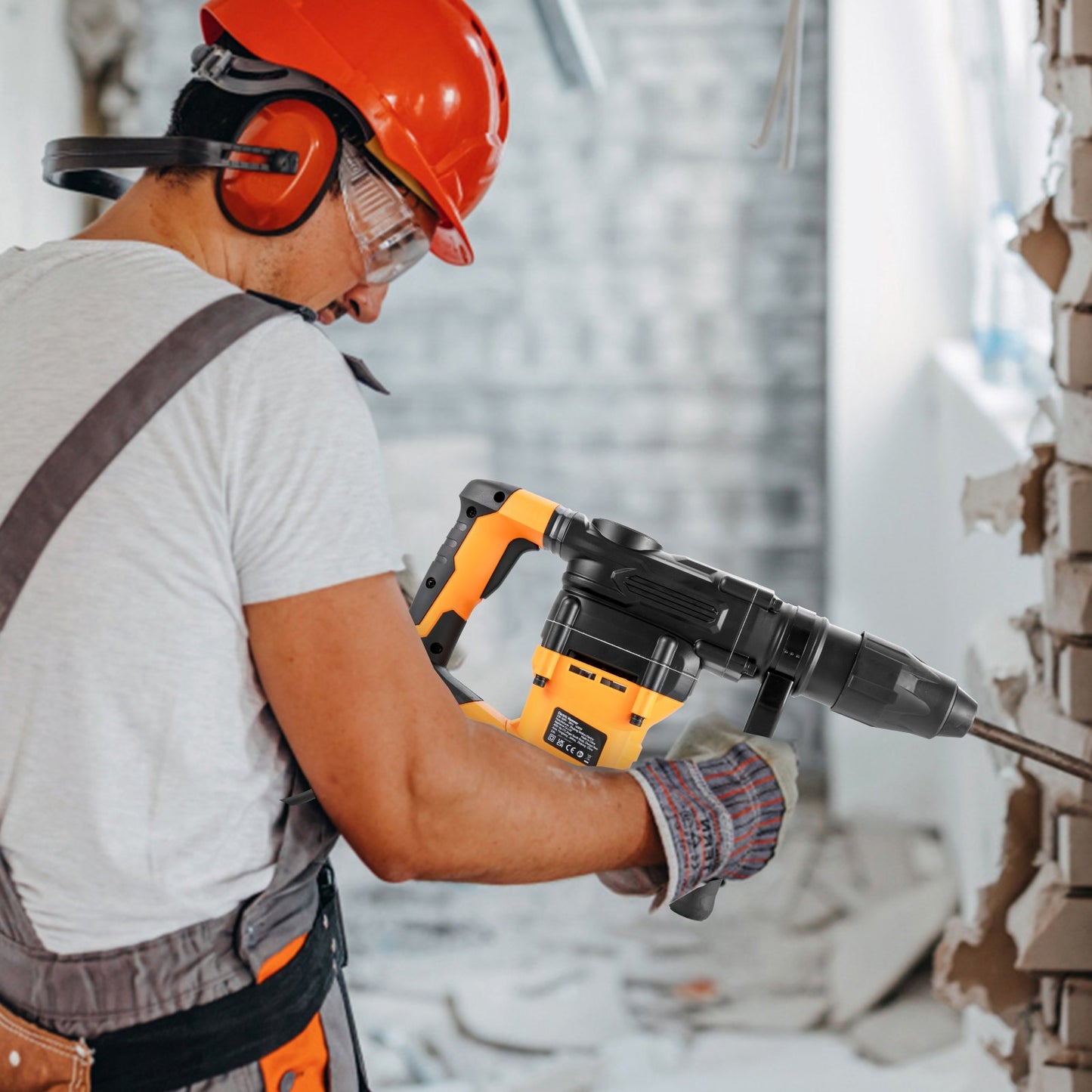 Rotary Hammer Drill Corded Drills 1-9'16' 3 Modes SDS-MAX Chipping Hammers