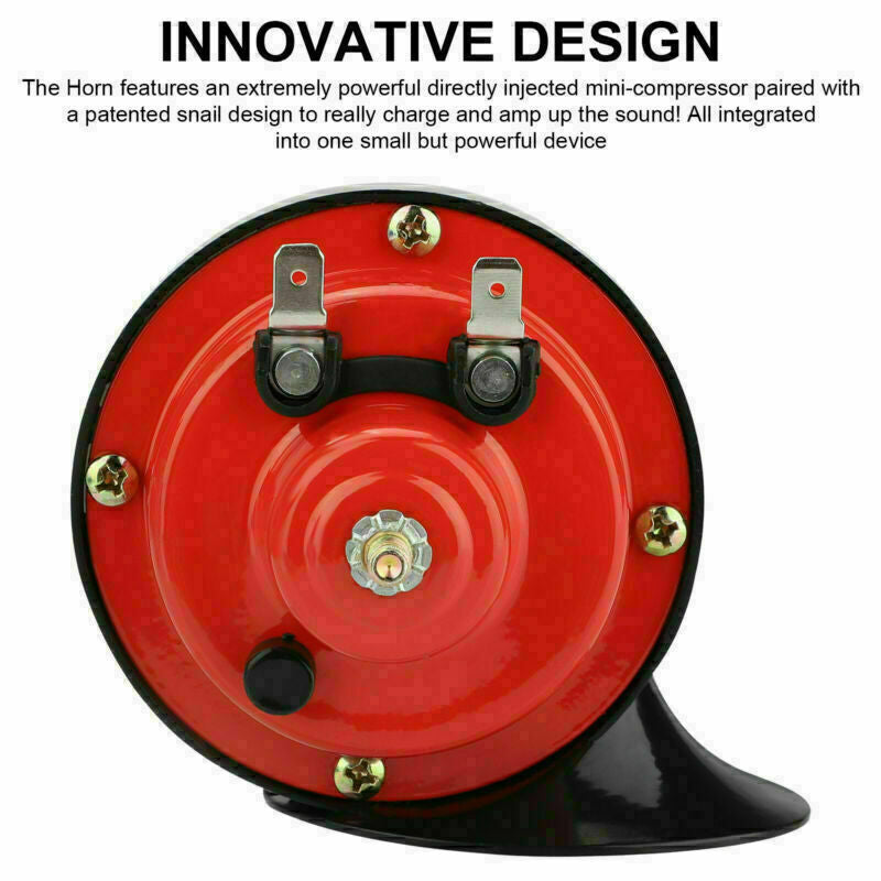 Latest 12V 300DB POWER Loud Train Horn Waterproof Motorcycle Car Truck SUV Boat