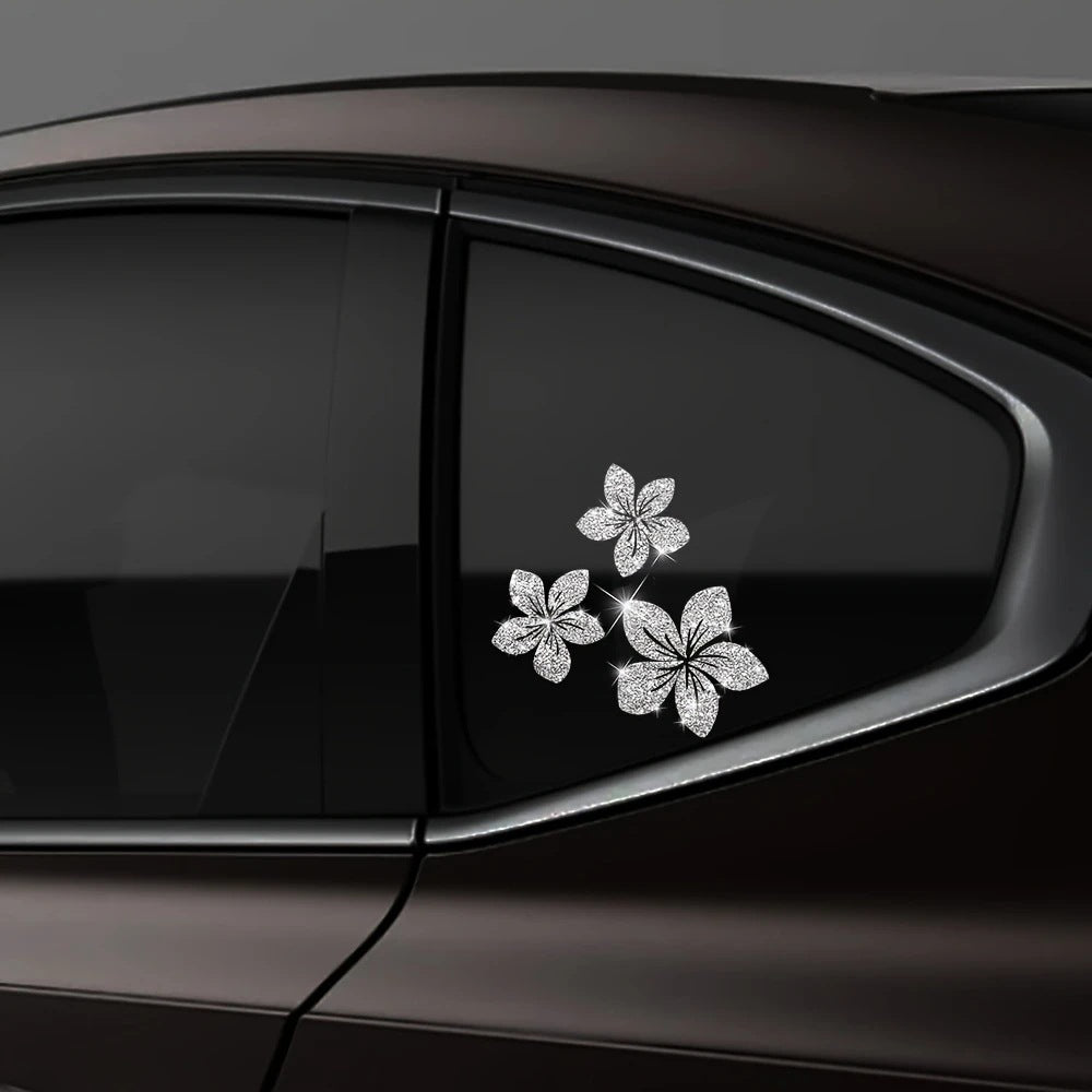 Cartoon Shiny African Woman Automobile Sticker