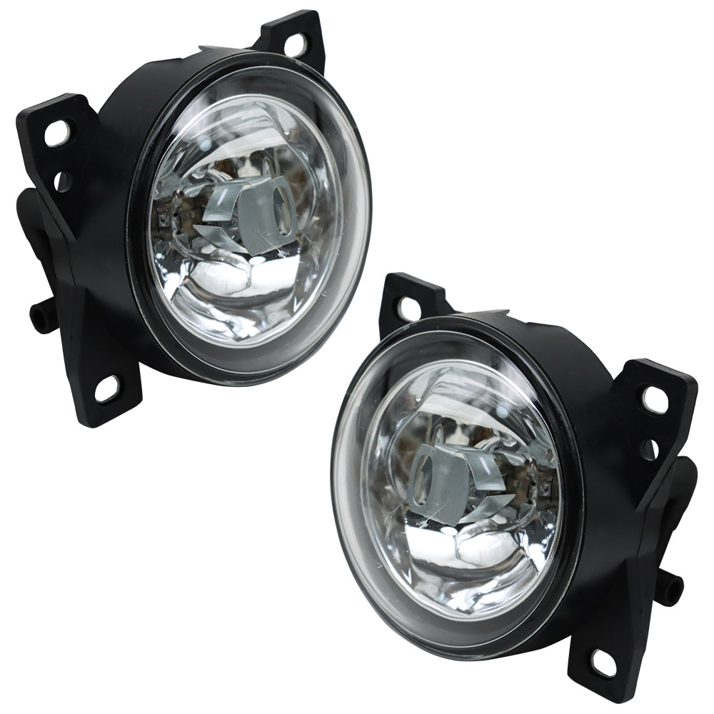 Pair Fog Light Fit For Kenworth T660 Peterbilt 579,587 With Halogen Bulbs