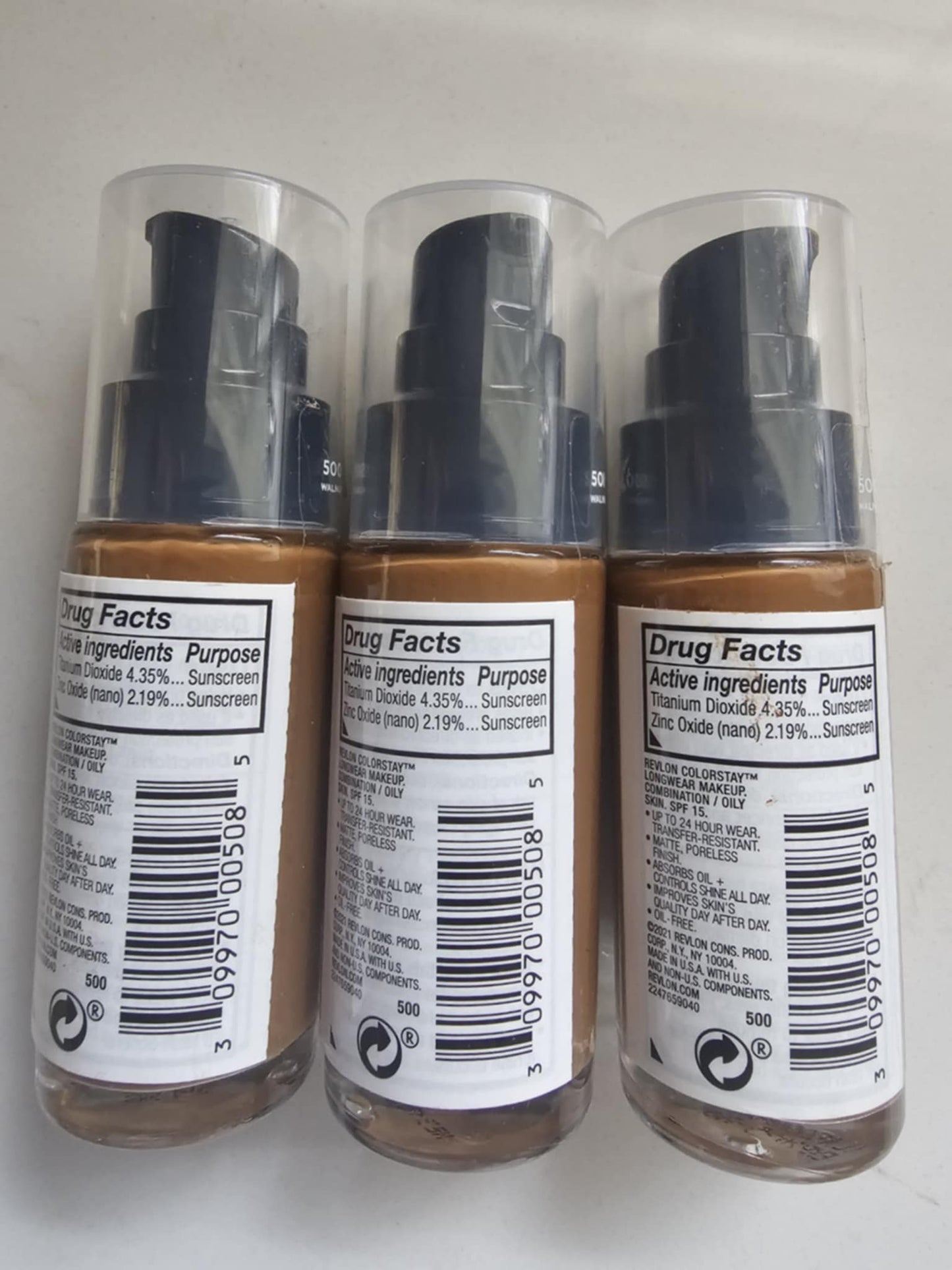 Colorstay 24hrs Longwear Makeup for Combination/Oily Skin 3pcs