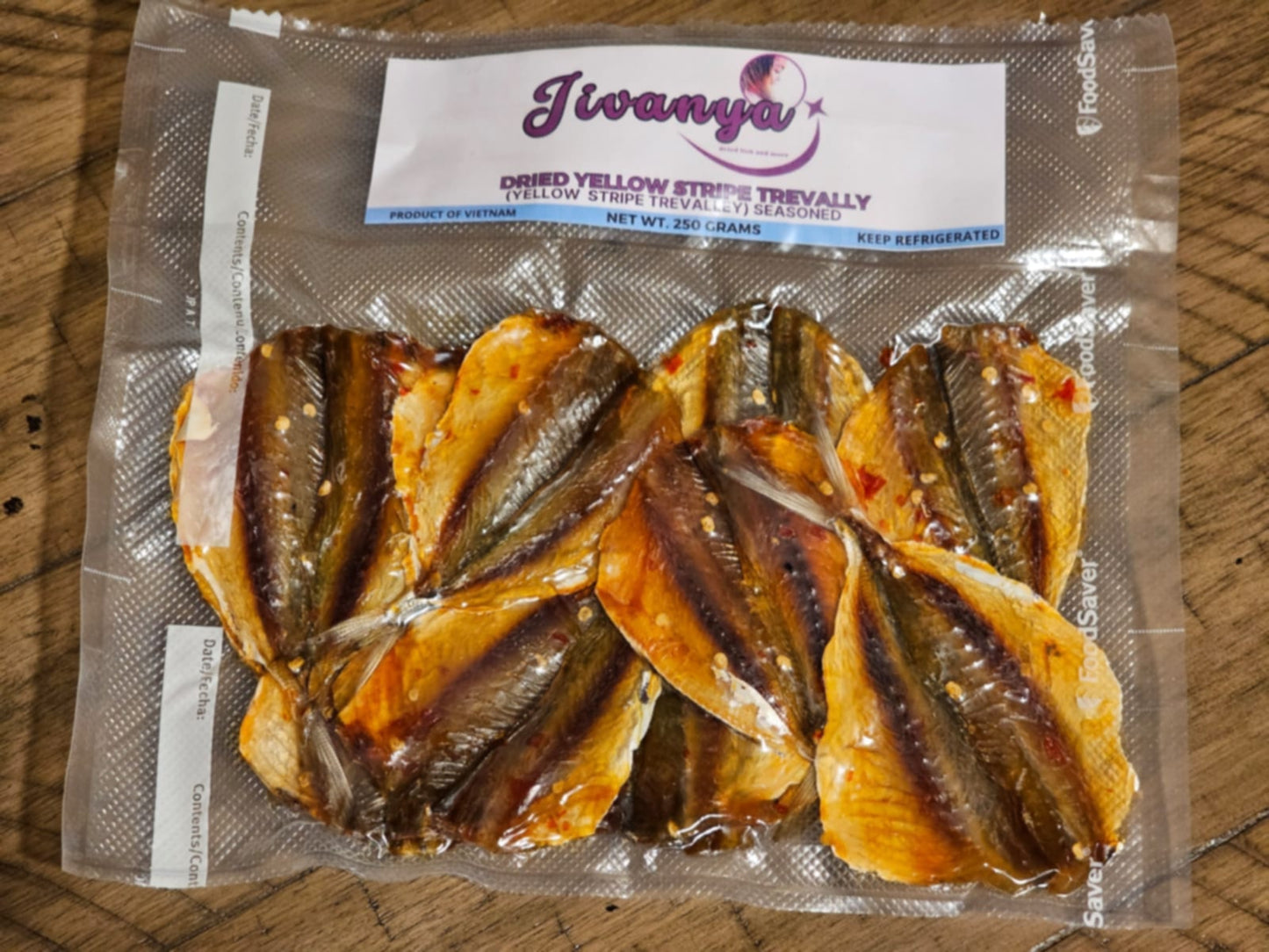 Jivanya Dried Yellow Stripe Trevally (Spicy/Non-Spicy)