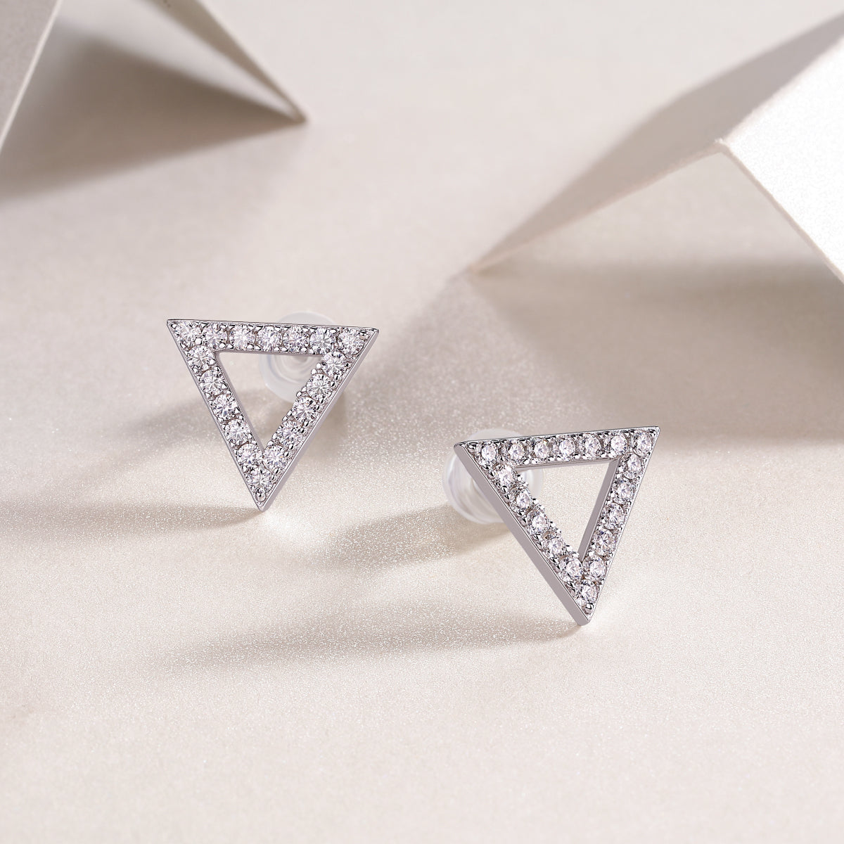 1Unique Diamond Set With Moissanite Silver Earrings Luxury Fashion Diamond Earrings Stud Earrings Prohibit TikTok sales
