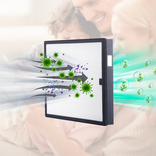 VEVOR HEPA Air Filter, 15.75'' X 15.75'' Air Filter Replacement, High-efficient Stage 3 Filters Compatible With BlueDri & VEVOR Scrubber, Air Purifiers, Water Damage Restoration Equipment