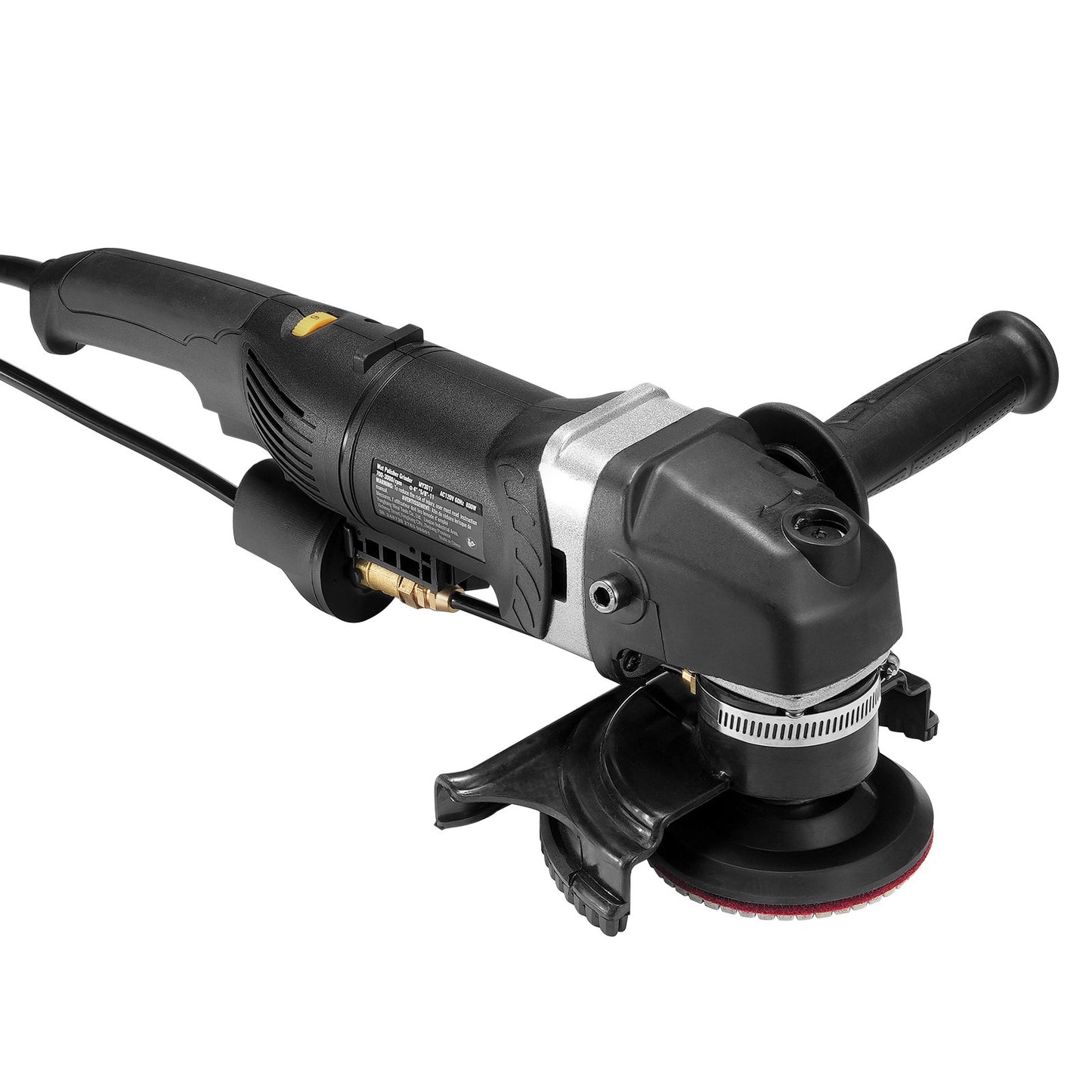 Wet Polisher 800W, 4" Concrete Grinder With 6 Variable Speed And 7 Polishing Kits, Wet Grinder Machine For Marble, Granite, Stone, Rock, Tile, Equipped With A GFCI Switch, (700 - 3000 RPM)
