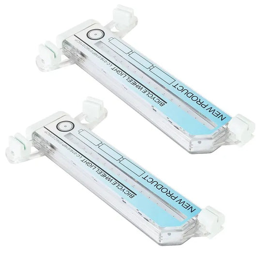 2Pcs 32LEDs Patterns Cycling Lights Rainbow Wheel Tire Lamp