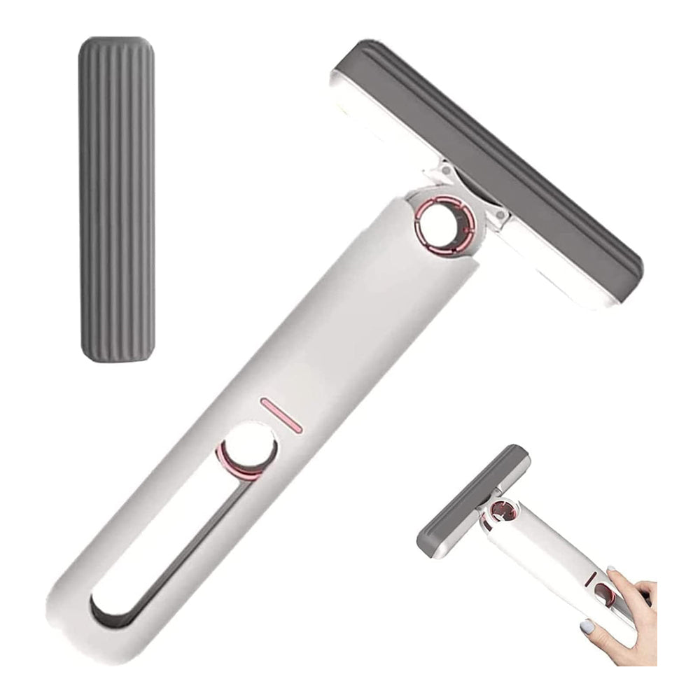 1pc2Mop Head,Hand-Washable Desktop Cleaning Mini Mop, Portable Self-Squeeze Mini Mop,  For Quick Cleaning Of Bathrooms, Kitchens