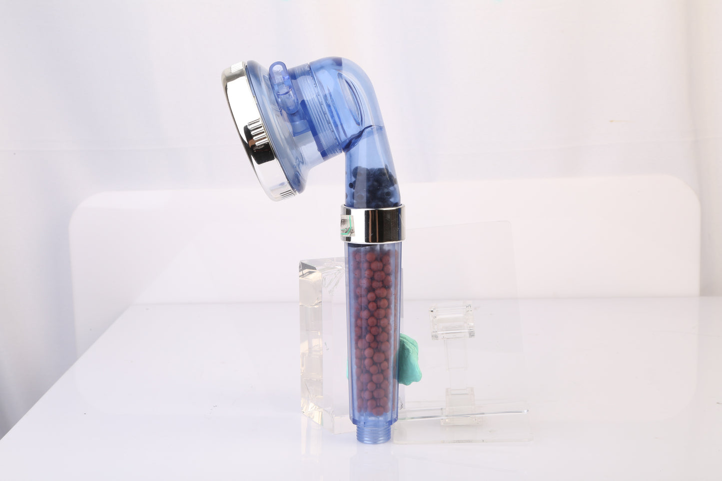 1Pc Ionic Filtration Shower Head High Pressure 3 Mode Stone Water Saving Bath Handheld Shower