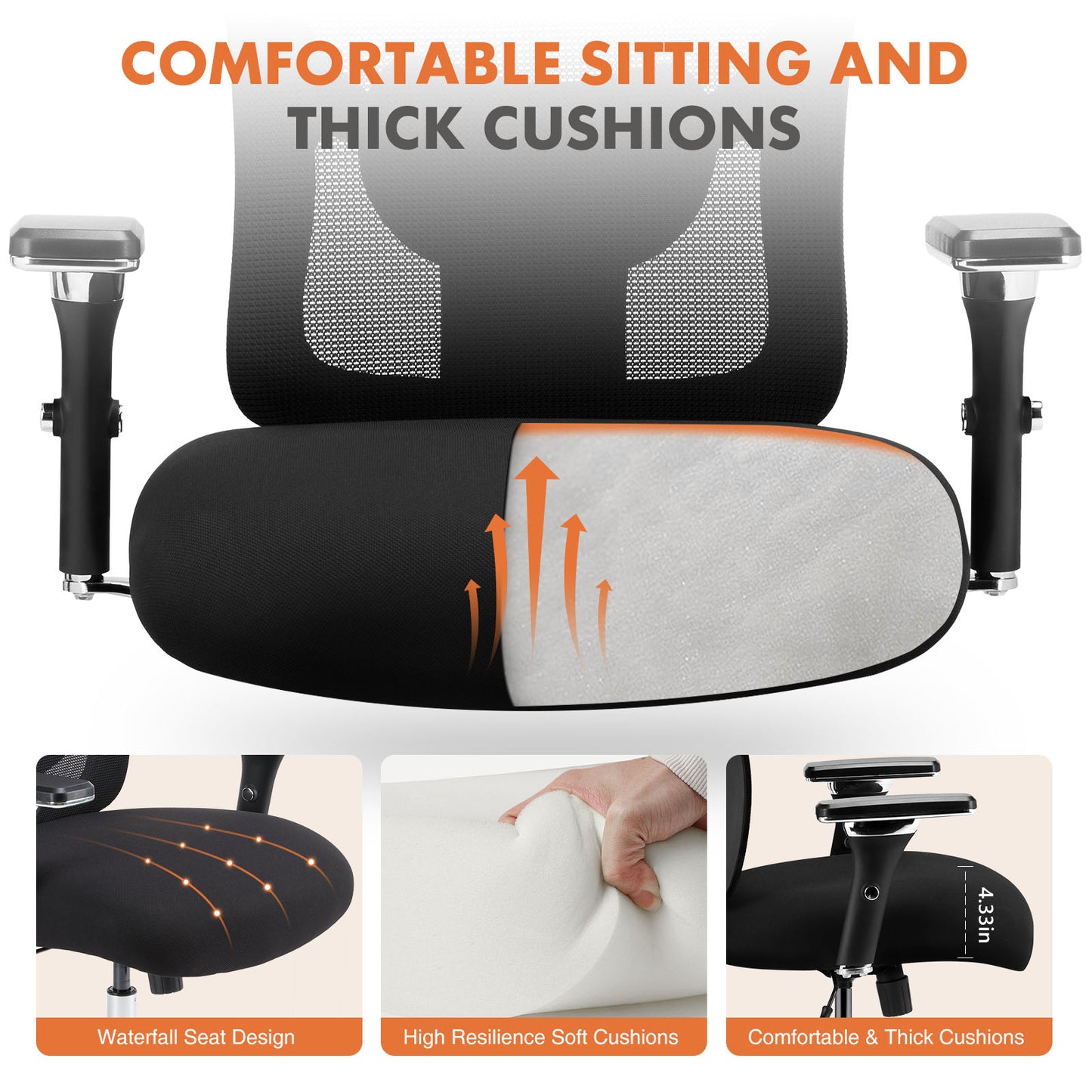 A Large And Tall Office Chair