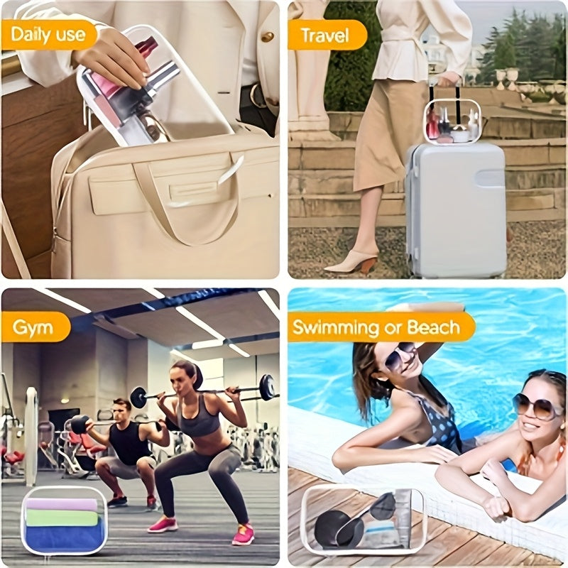 6-piece Double-zipper Storage Boxes