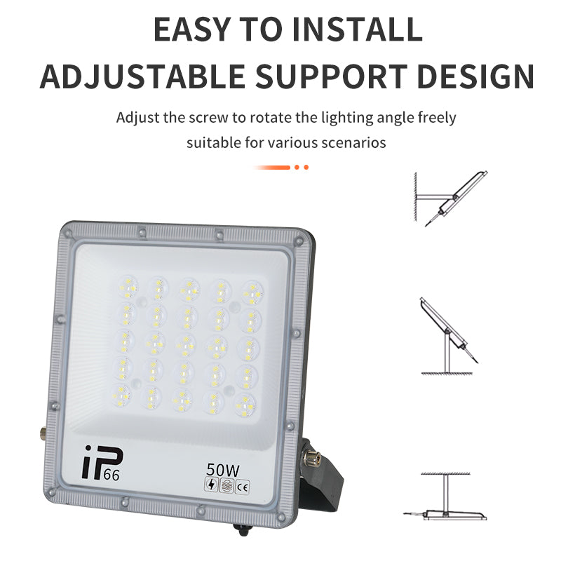 LED Floodlight, Outdoor Waterproof Strong Light, Ultra Bright Construction Site Factory RV Room Searchlight, Outdoor High-power Lighting Lamp