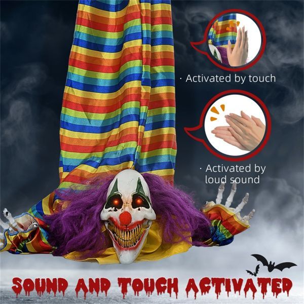 Halloween Decoration with Creepy Sound Clown