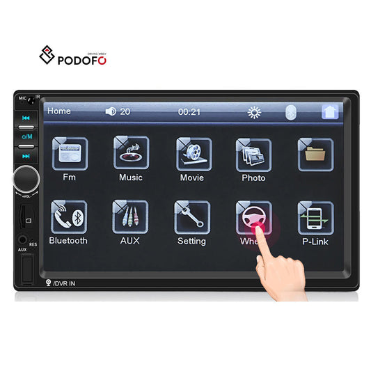 Car Stereo Autoradio 7-inch Touch Screen Radio