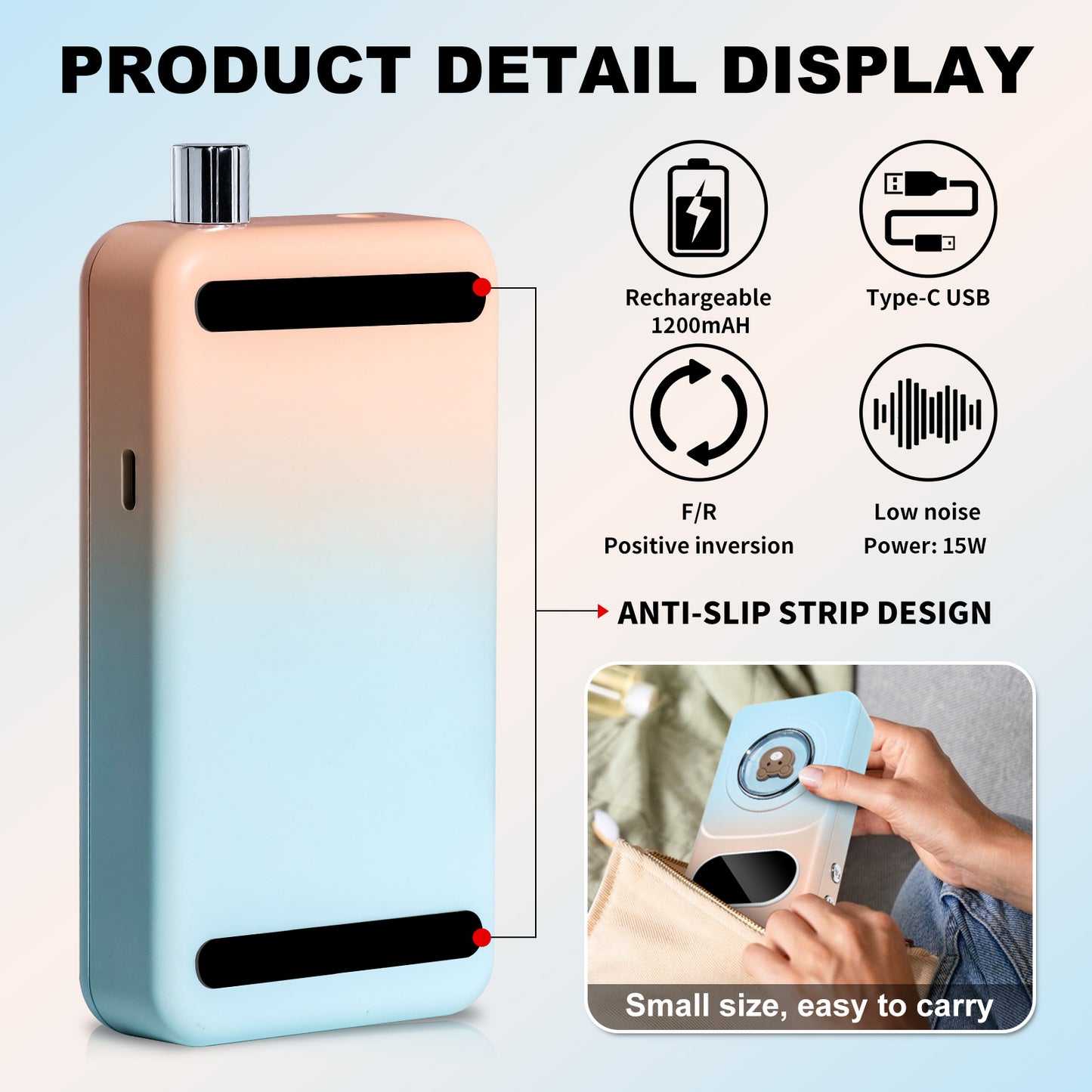 Professional 45000RPM Portable Electric Nail Drill Kit, Rechargeable Nail Electronic File Machine, Electric Nail Polishing Machine With Drill Head And Base, Nail Drill For Acrylic Nails, Nail Gel, Fem