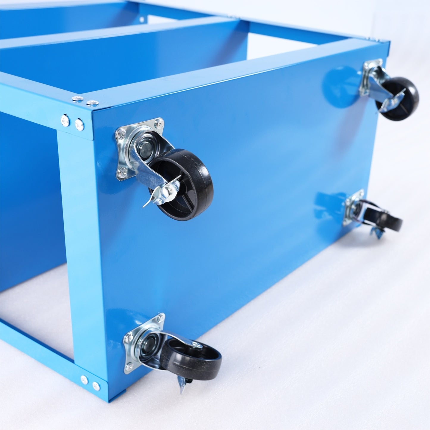 Tool Cart On Wheels, 3 Tier Rolling Mechanic Tool Cart, Heavy Duty Steel Utility Cart W Lockable Whe